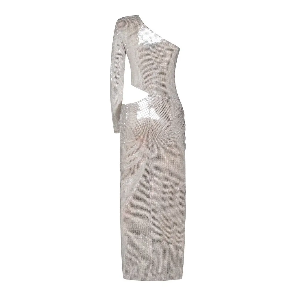 Nissa Cutout Draped Maxi Dress
