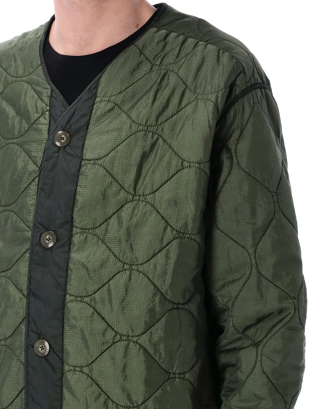 Peacemaker Buttoned Combat Quilted Jacket