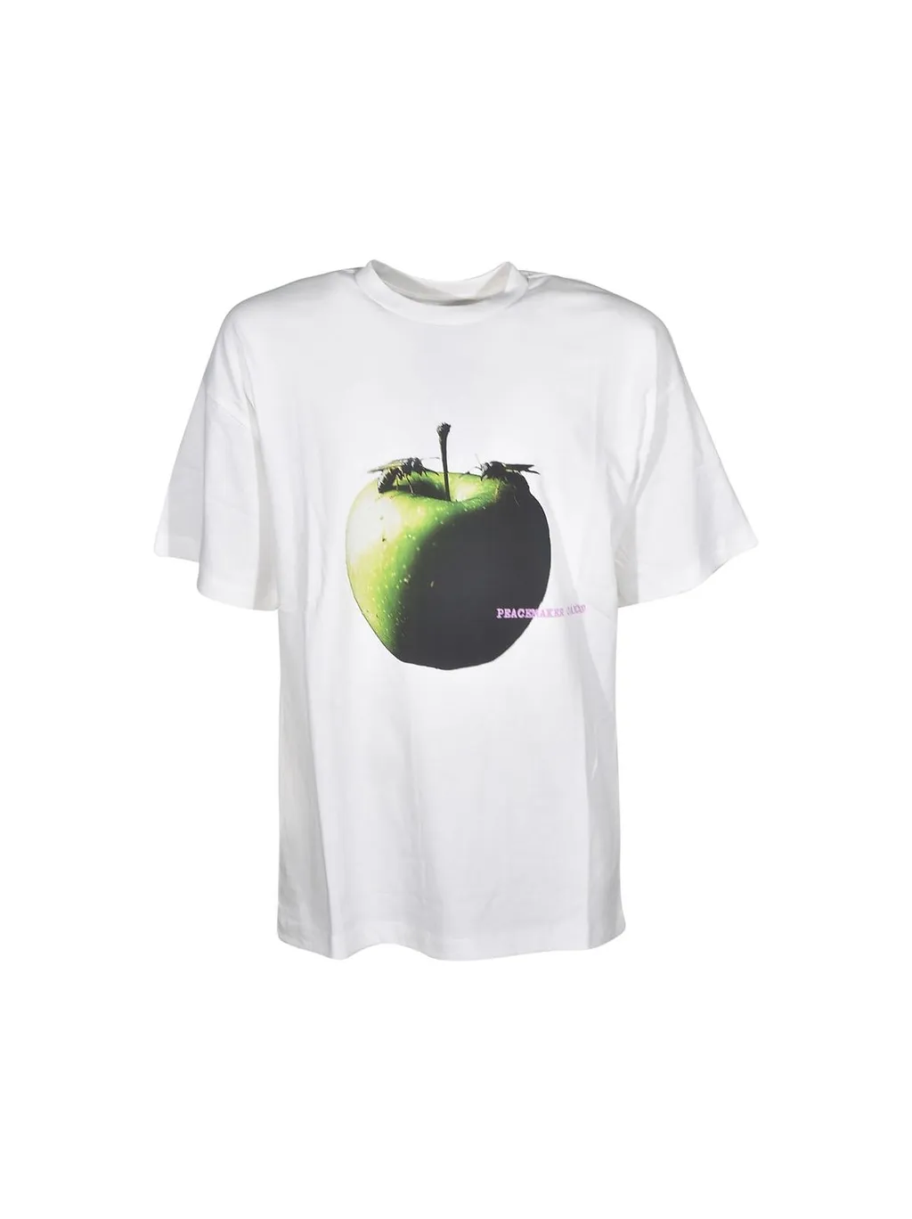 Oamc Peacemaker Apple-Printed Crewneck T-Shirt