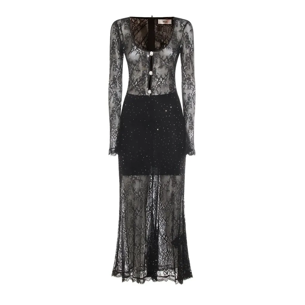 Nissa Embellished Maxi Dress