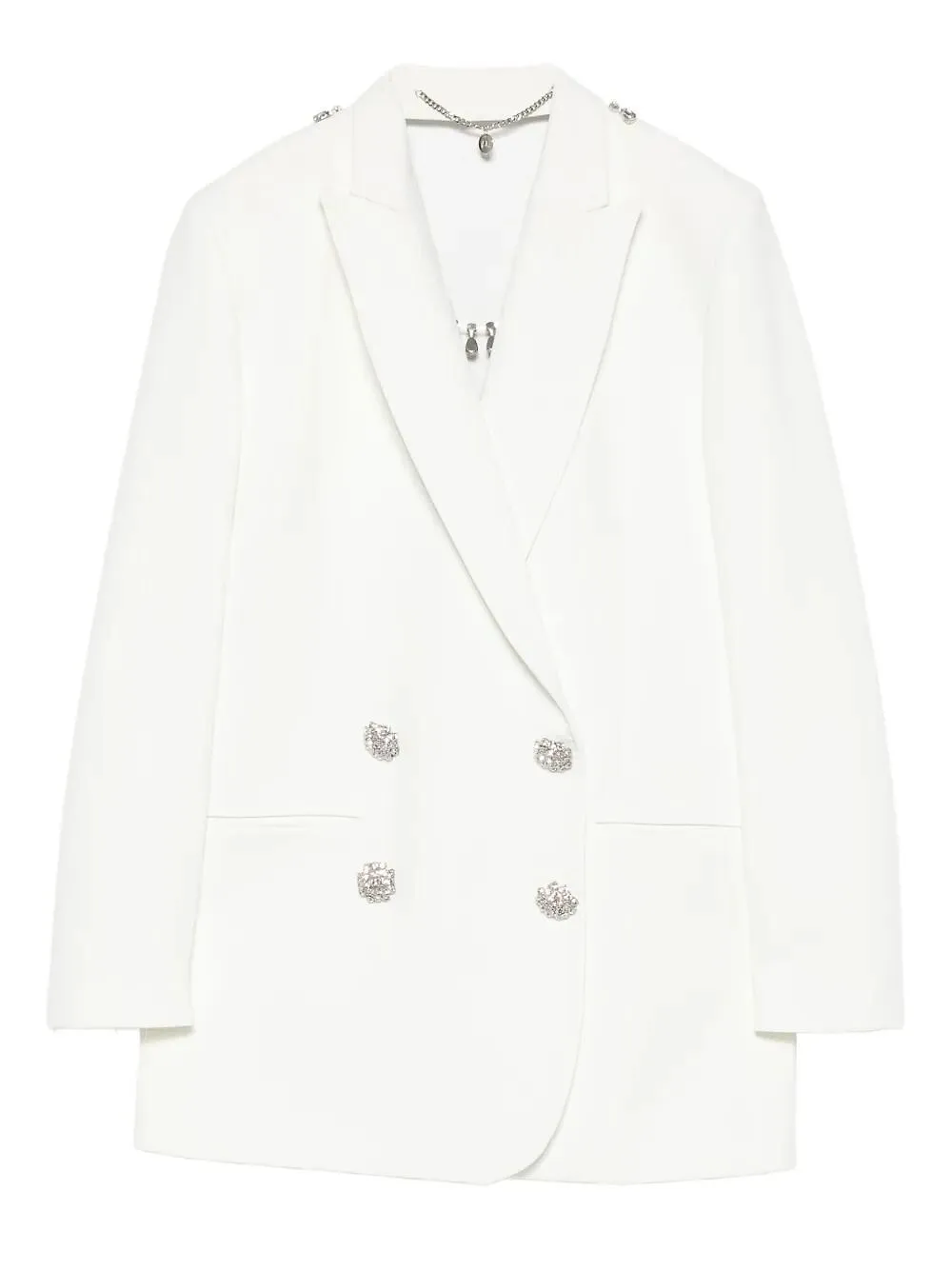 Nissa Embellished Backless Blazer