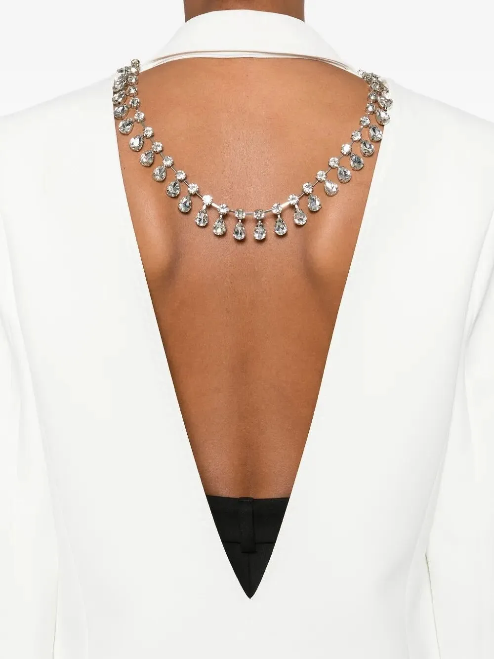 Nissa Embellished Backless Blazer