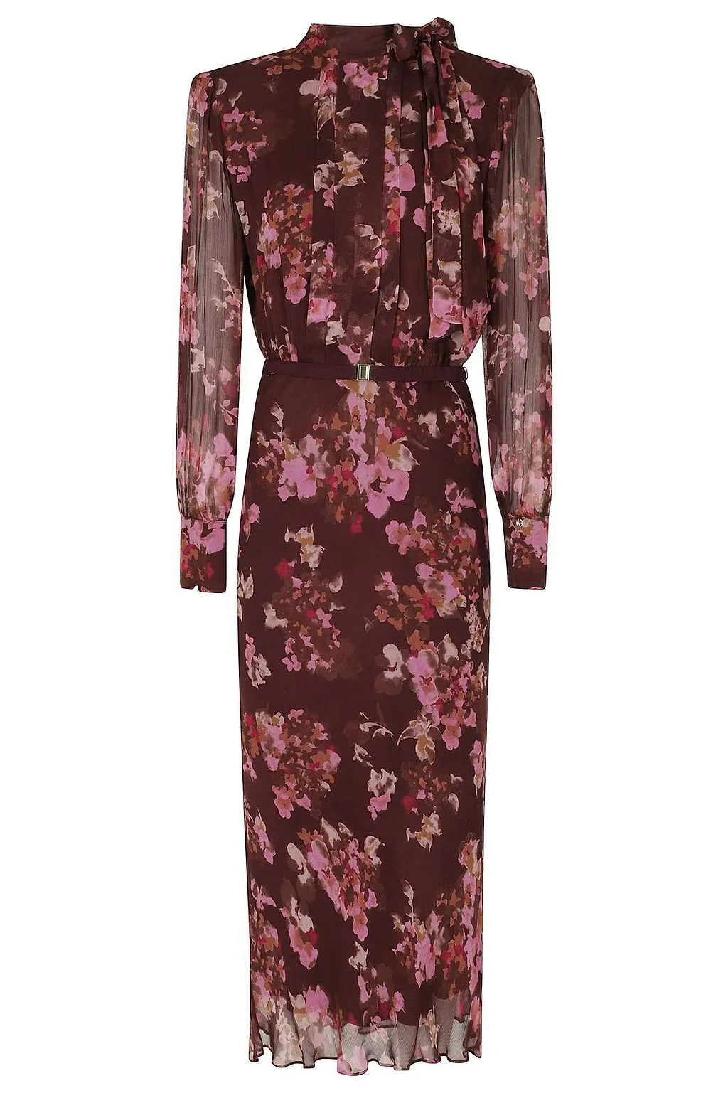 Nissa Floral Long-Sleeve Dress