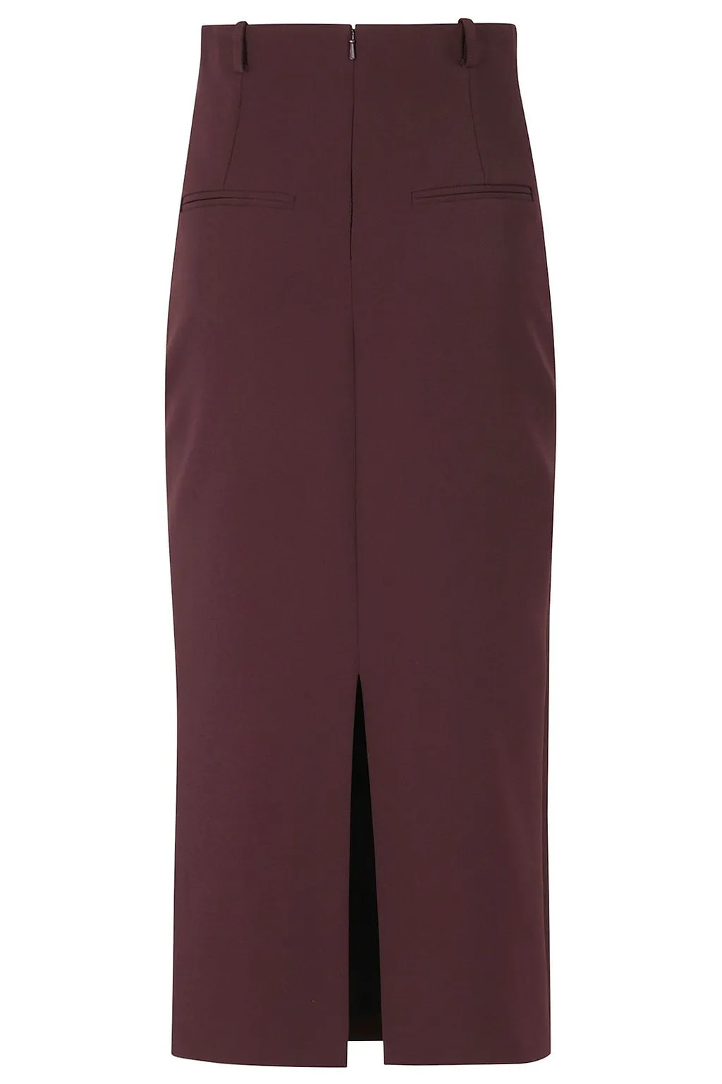 Nissa High-Waist Split Midi Skirt