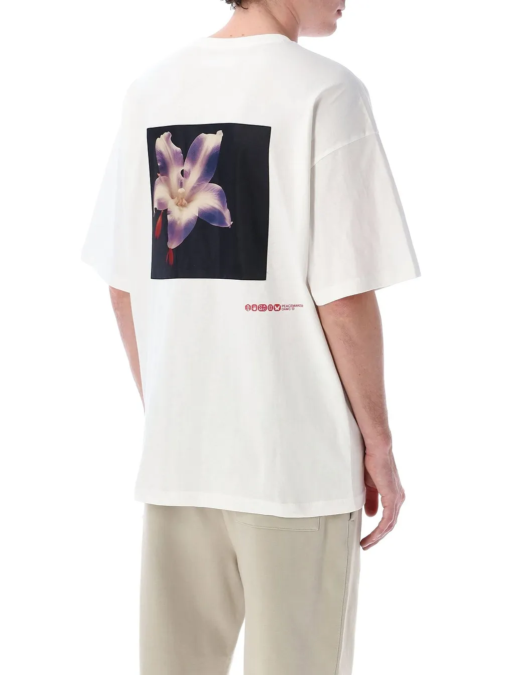 Oamc Peacemaker Floral Printed Crewneck T-Shirt