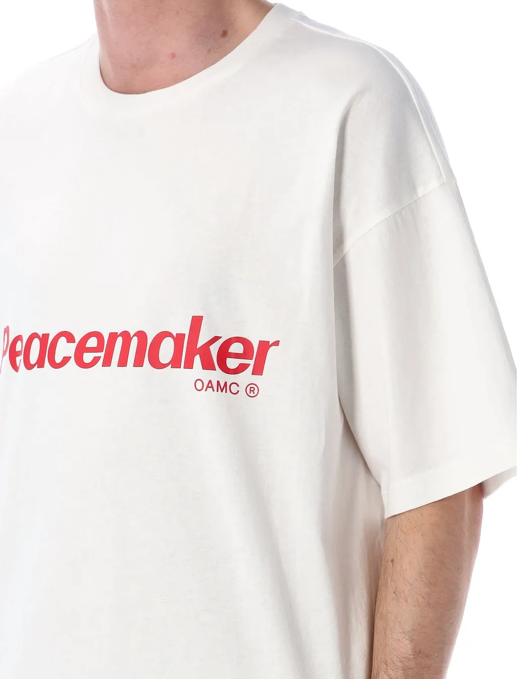 Oamc Peacemaker Floral Printed Crewneck T-Shirt