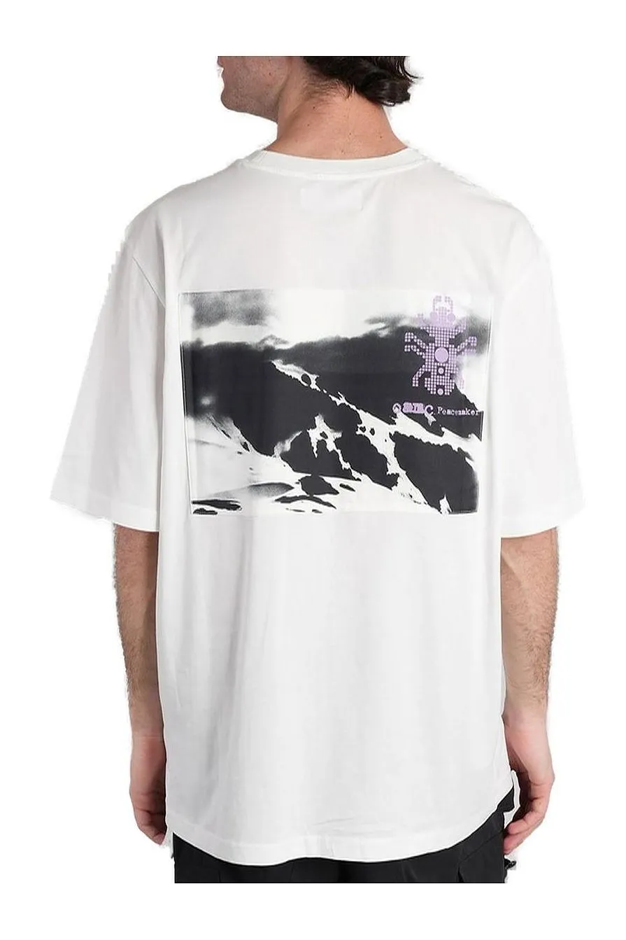 Peacemaker Graphic-Printed Crew Neck T-Shirt