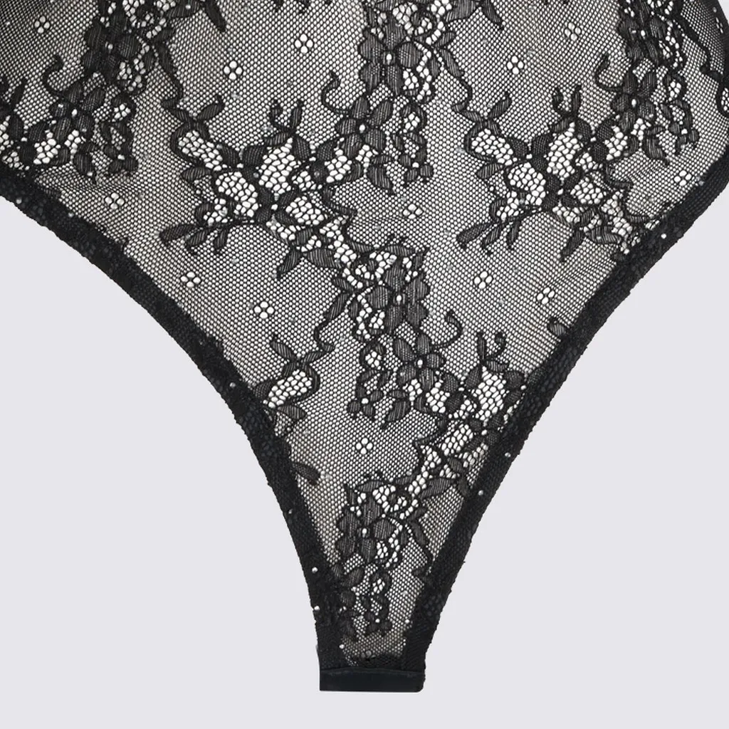 Nissa Long Sleeve Lace Bodysuit
