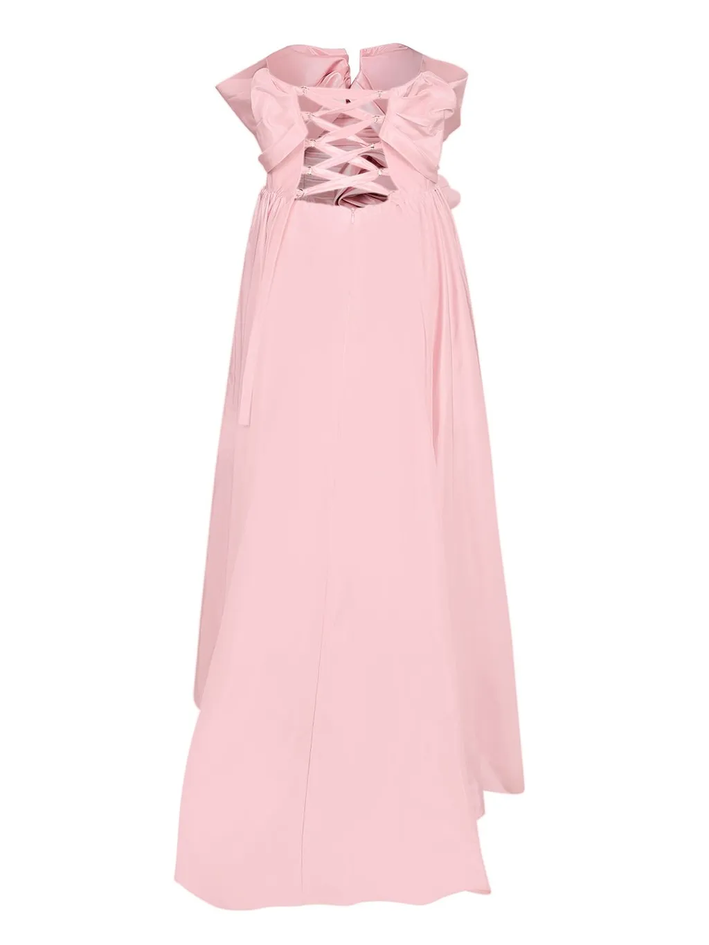 Lace-Up Rose Detail Dress