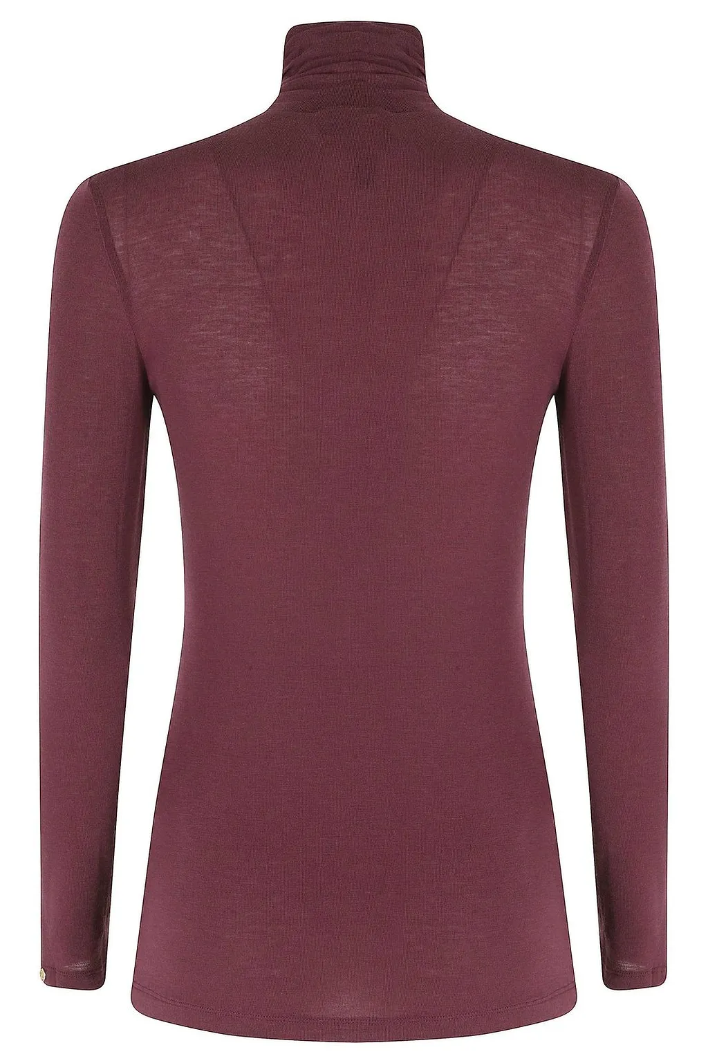 Nissa Ruched Turtleneck Top