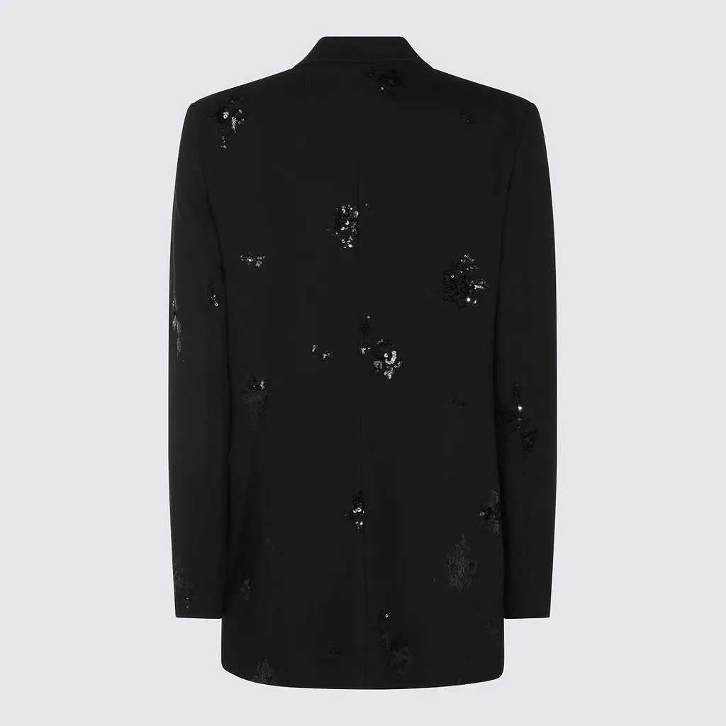 Nissa Sequined Single-Breasted Blazer