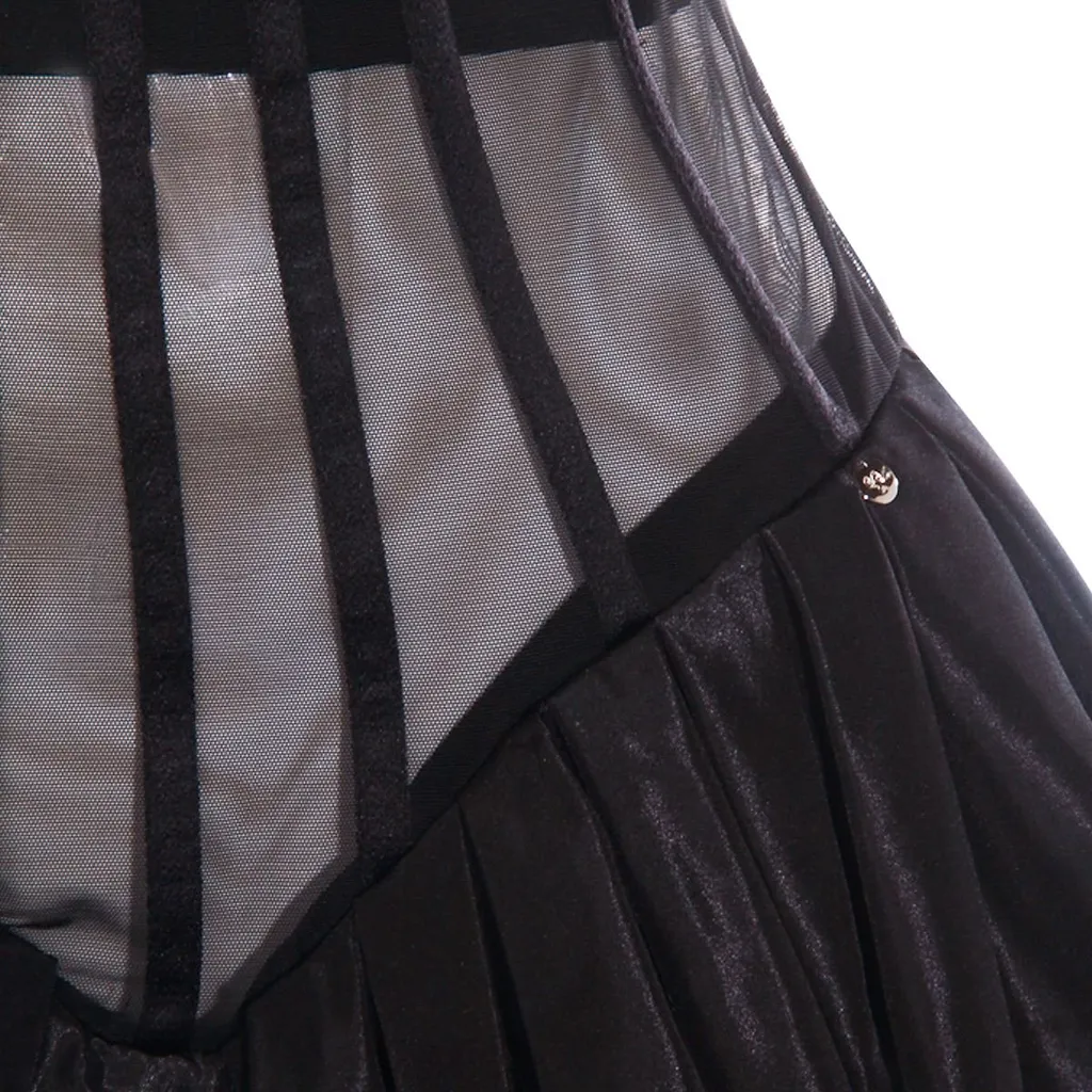 Waist-Corset Taffeta Mini Dress