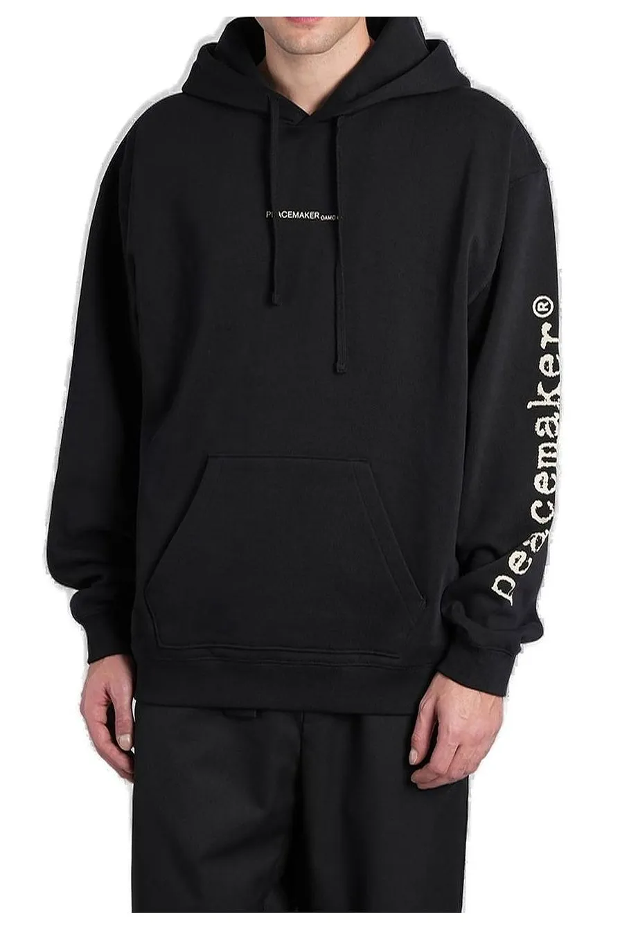 Peacemaker Pigeon Printed Drawstring Hoodie
