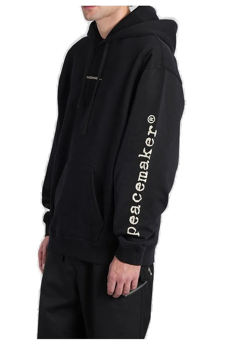 Peacemaker Pigeon Printed Drawstring Hoodie