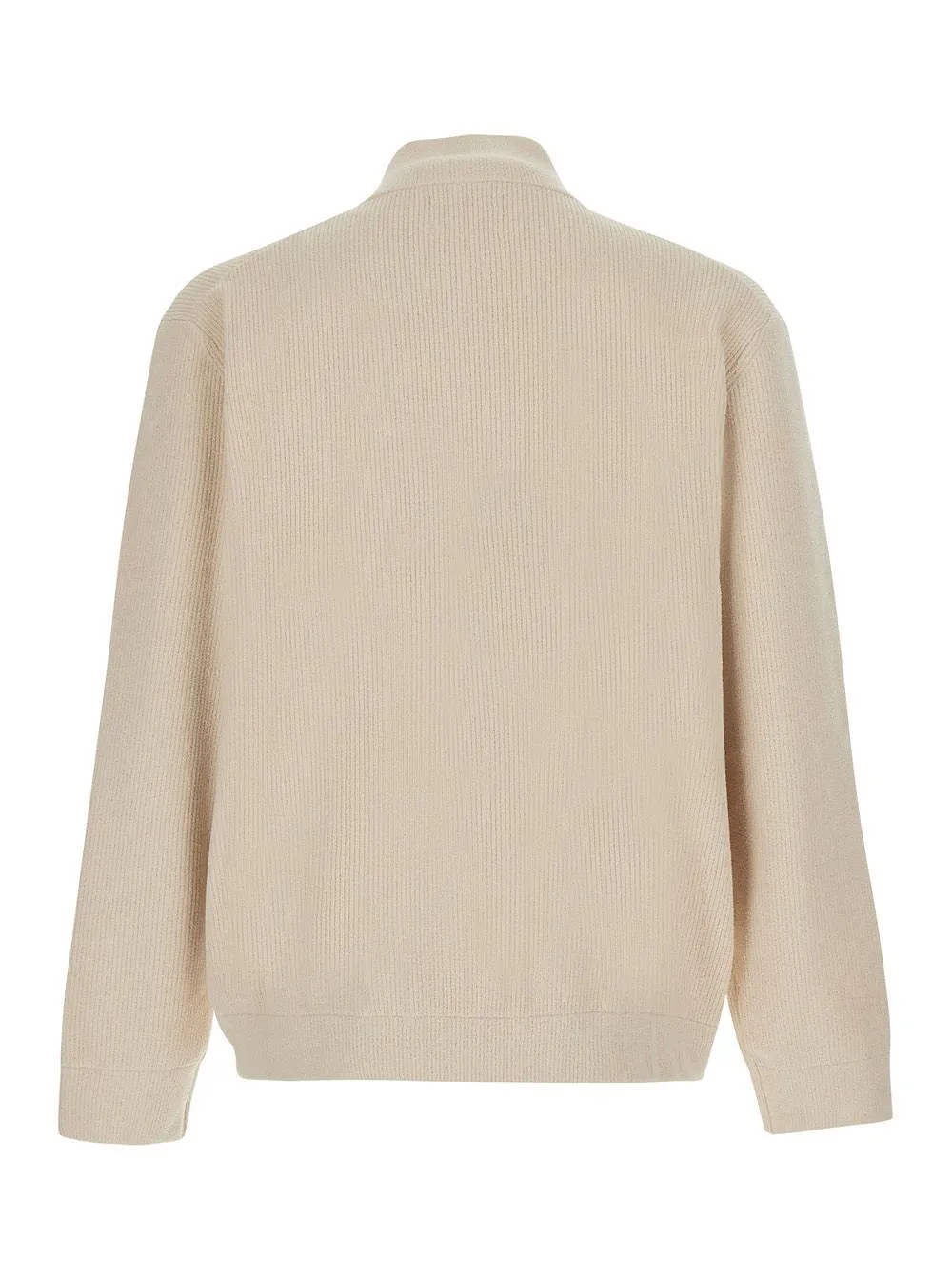 Danny Ribbed Zip Knitted Sweater