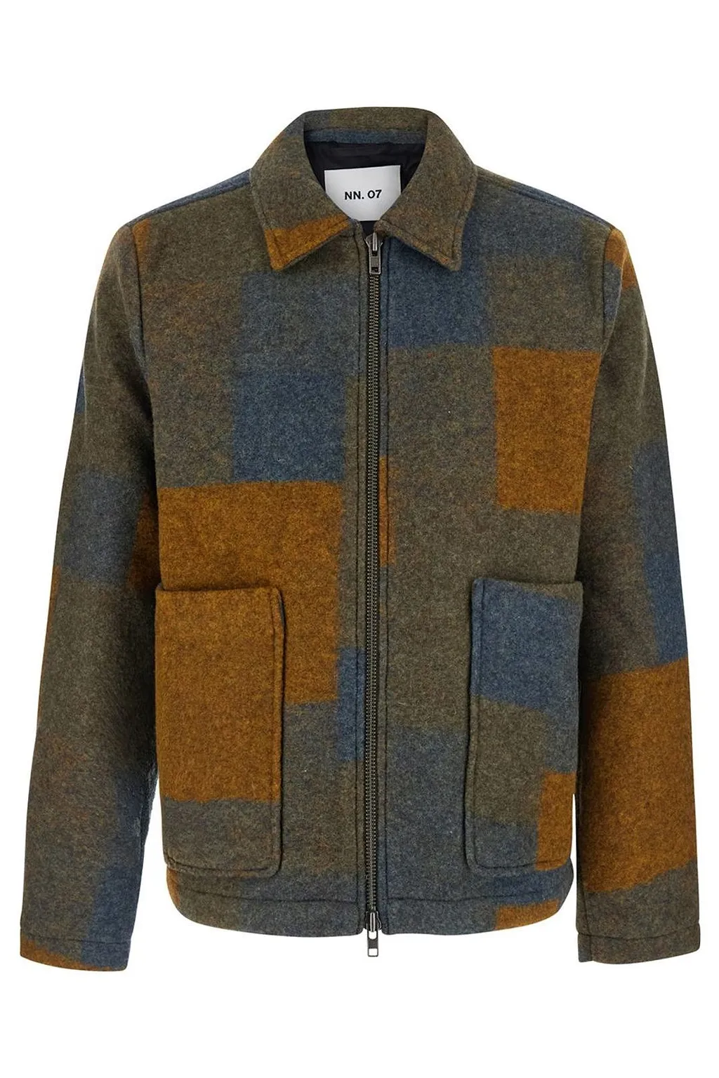 Nn.07 Checked Zip-Front Jacket