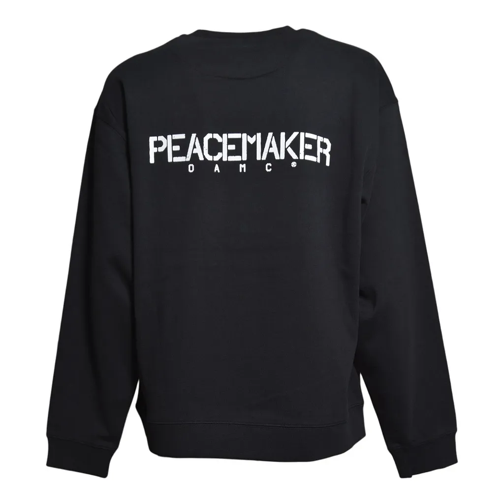 Oamc Peacemaker Slogan-Printed Crewneck Sweatshirt