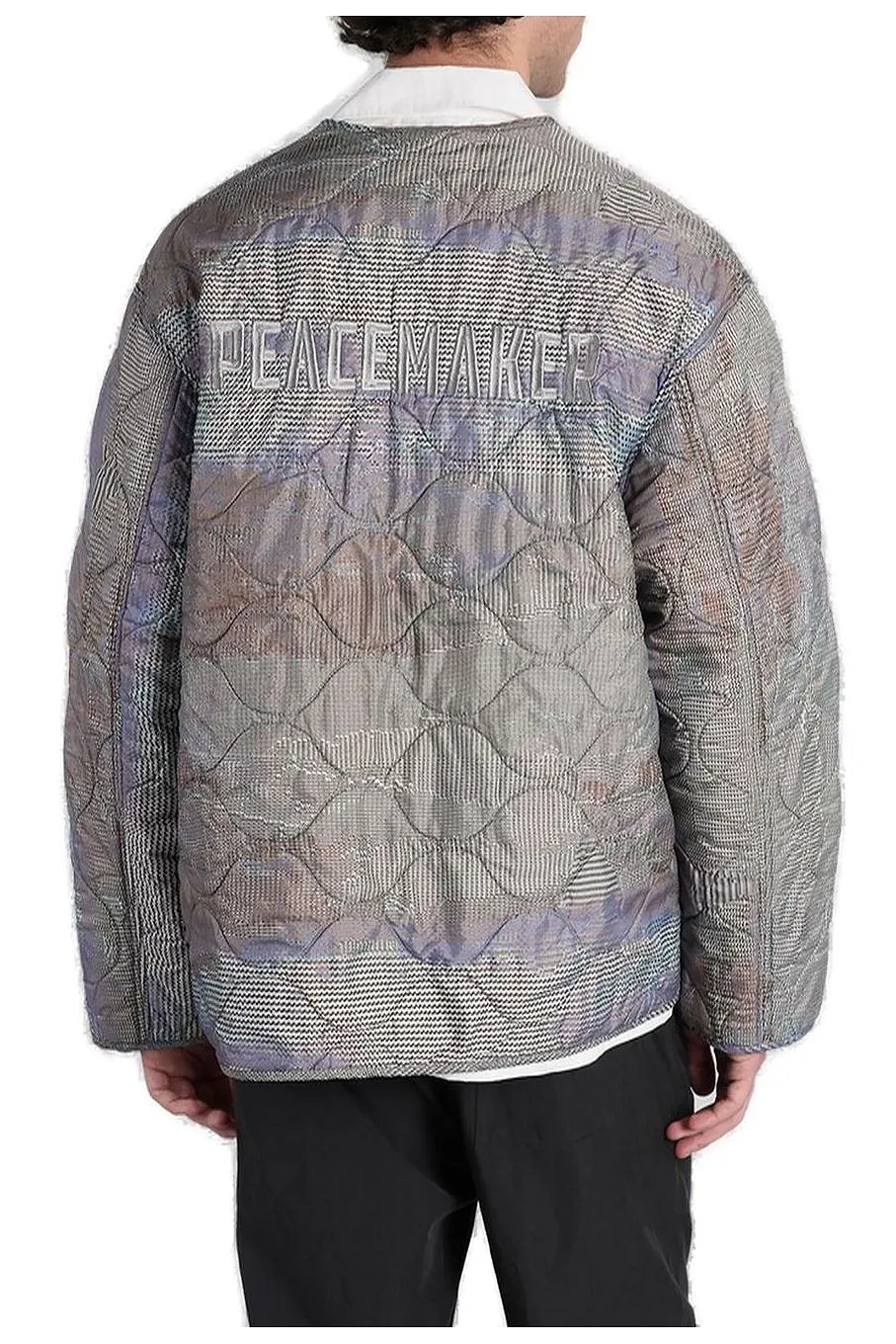 Oamc Peacemaker V-Neck Buttoned Quilted Jacket