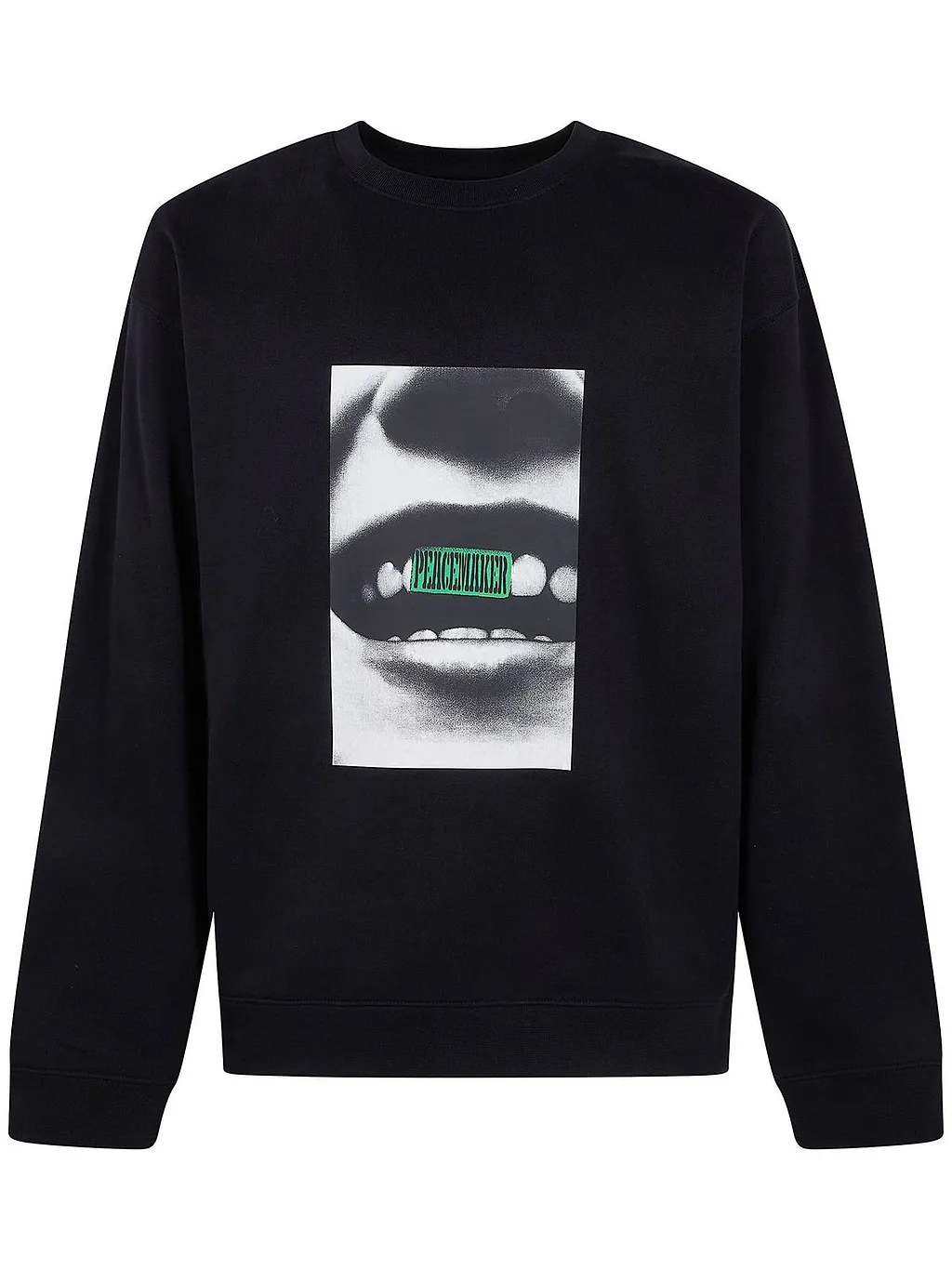 Peacemaker Smile Printed Crewneck Sweatshirt