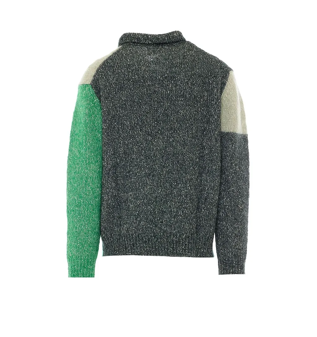 Earling Patchwork Knitted Sweater