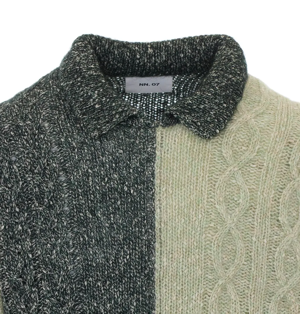 Earling Patchwork Knitted Sweater