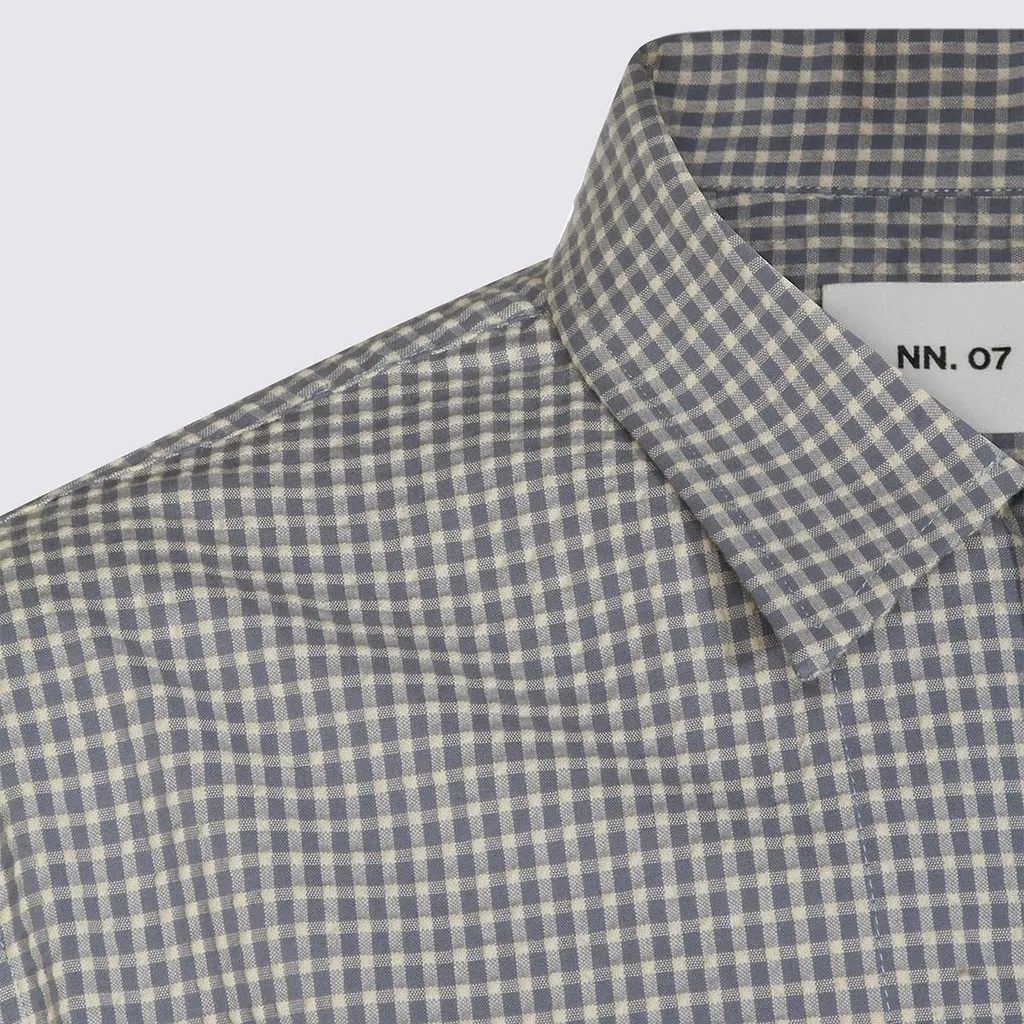 Nn.07 Gingham Button-Up Shirt