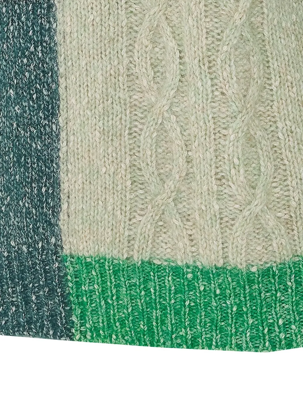 Earling Patchwork Knitted Sweater