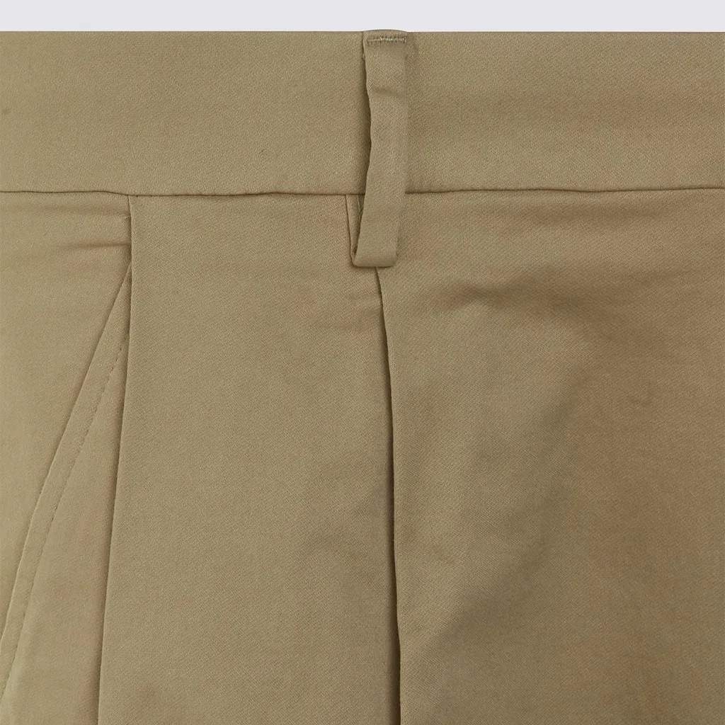 Nn.07 Pleated Buckle-Waist Pants
