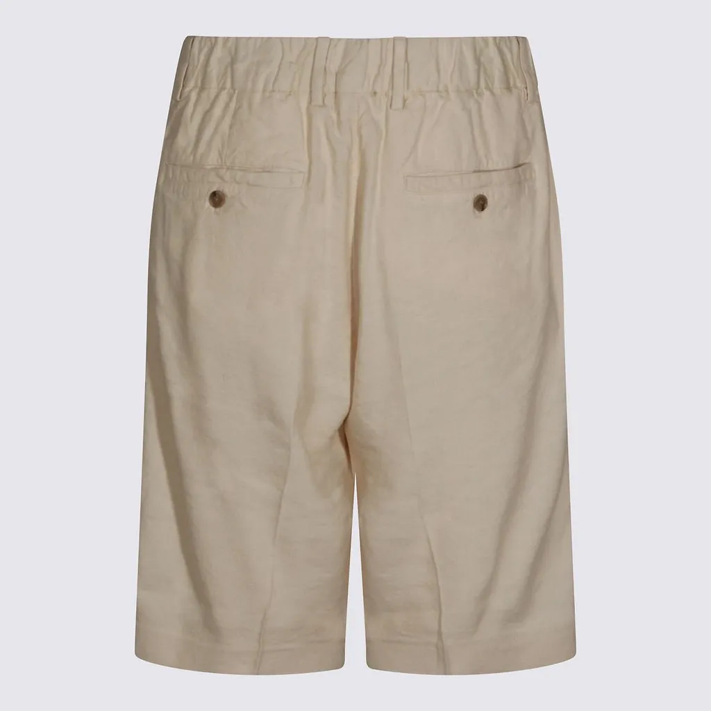 Pleated Tailored Shorts