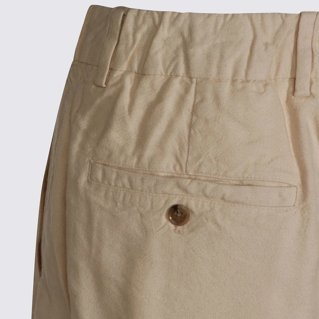 Pleated Tailored Shorts