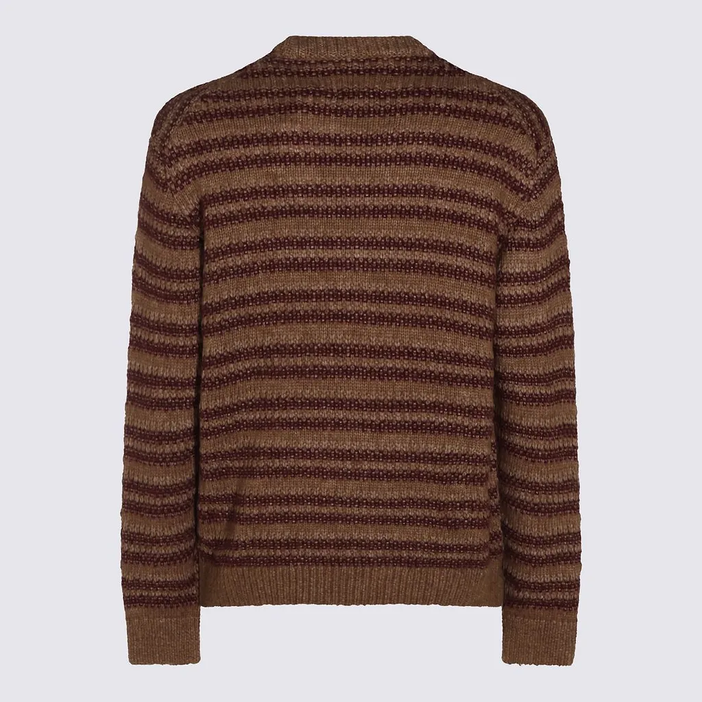 Nn.07 Striped Crew Neck Knitted Sweater