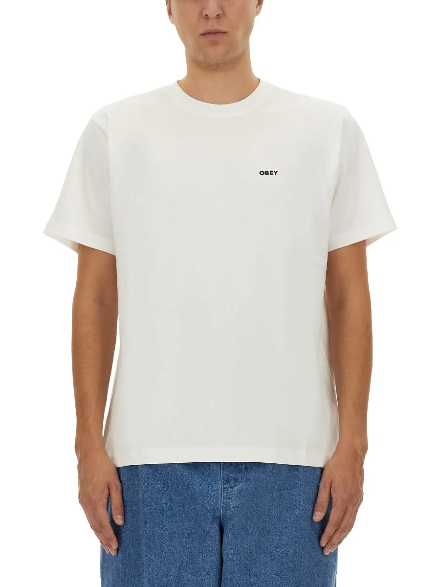 Obey Logo Crew Neck T-Shirt