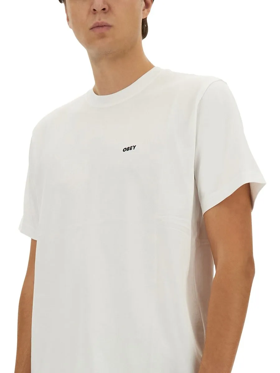 Obey Logo Crew Neck T-Shirt
