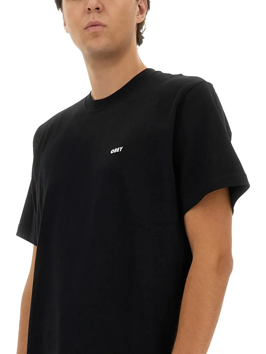 Obey Logo Crew Neck T-Shirt