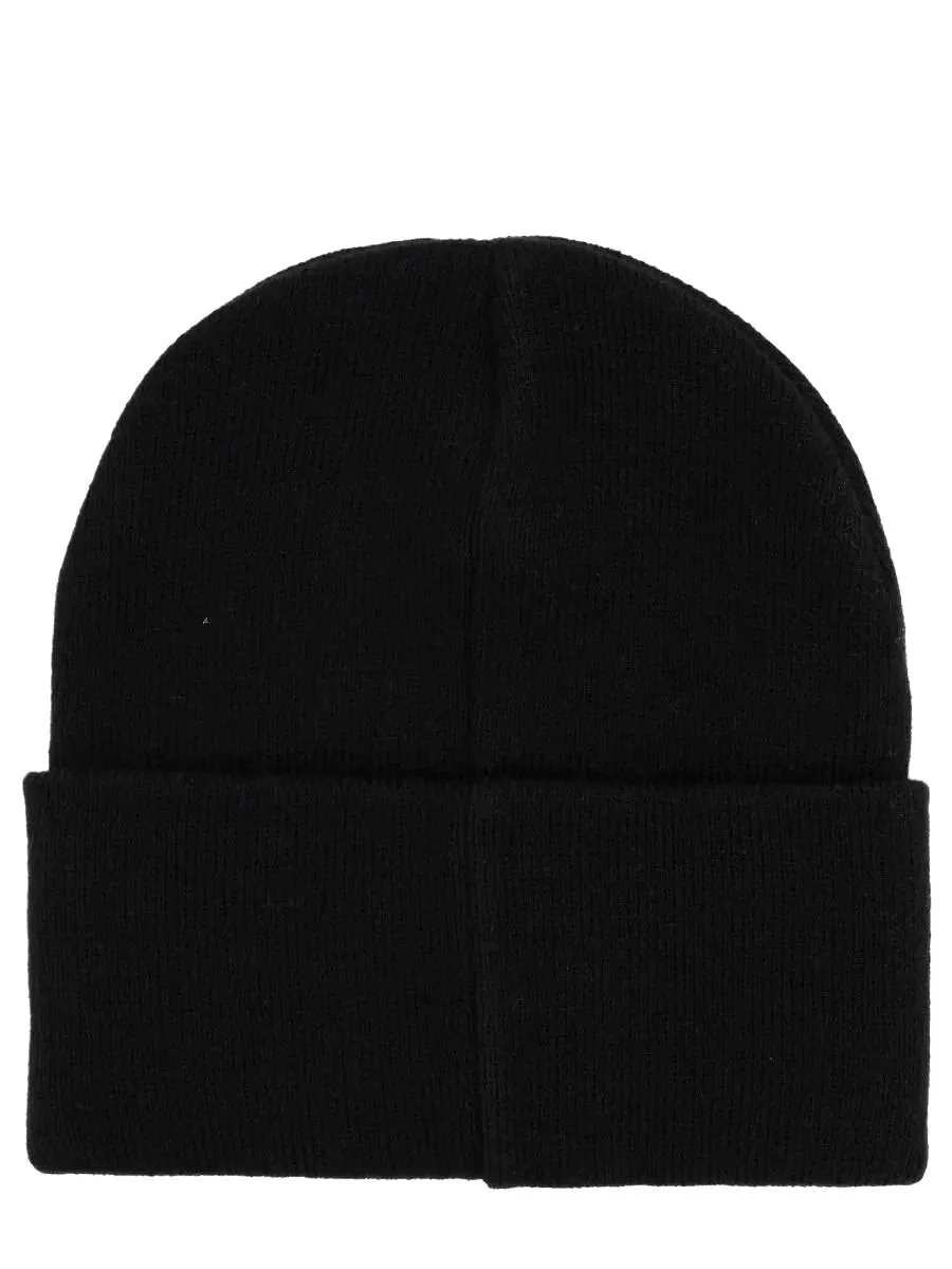 Obey Logo Patch Beanie Hat