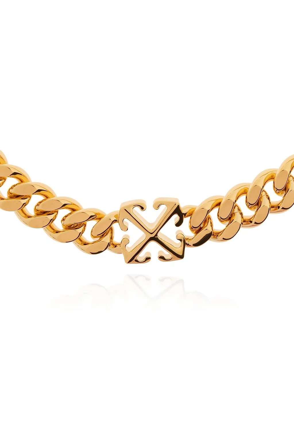 Logo Chain Short Necklace