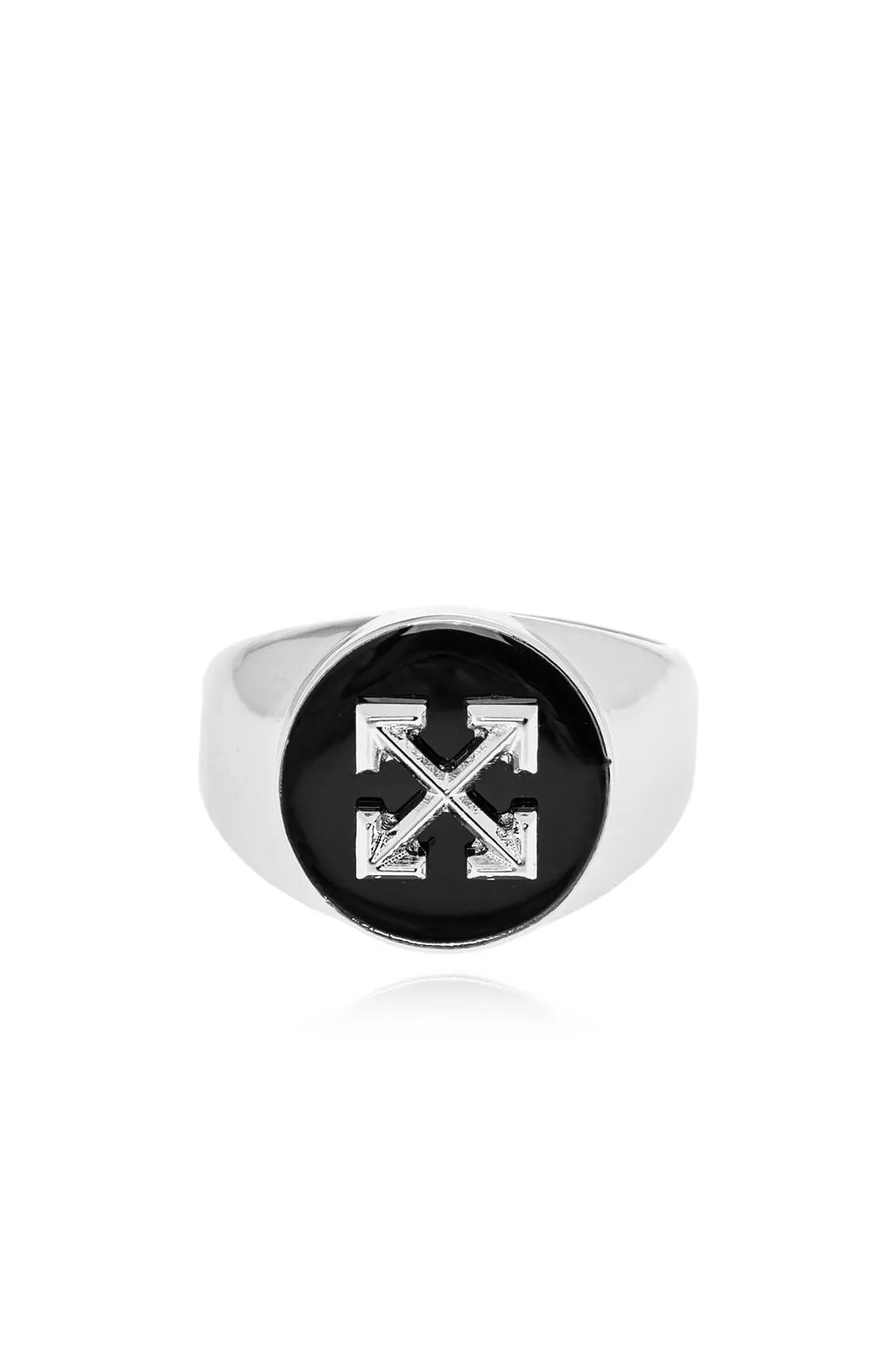 Arrow Logo Signet Ring