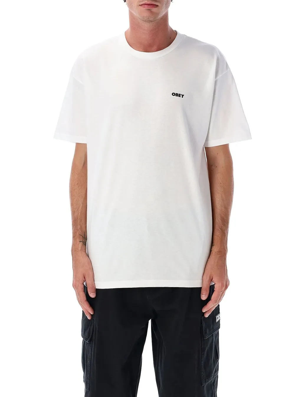 Obey World In Flames Graphic T-Shirt