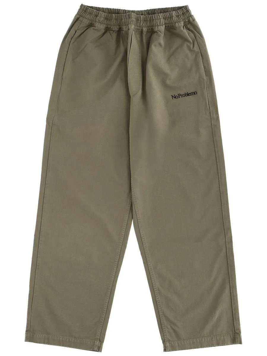 No Problemo Logo Elastic-Waist Pants