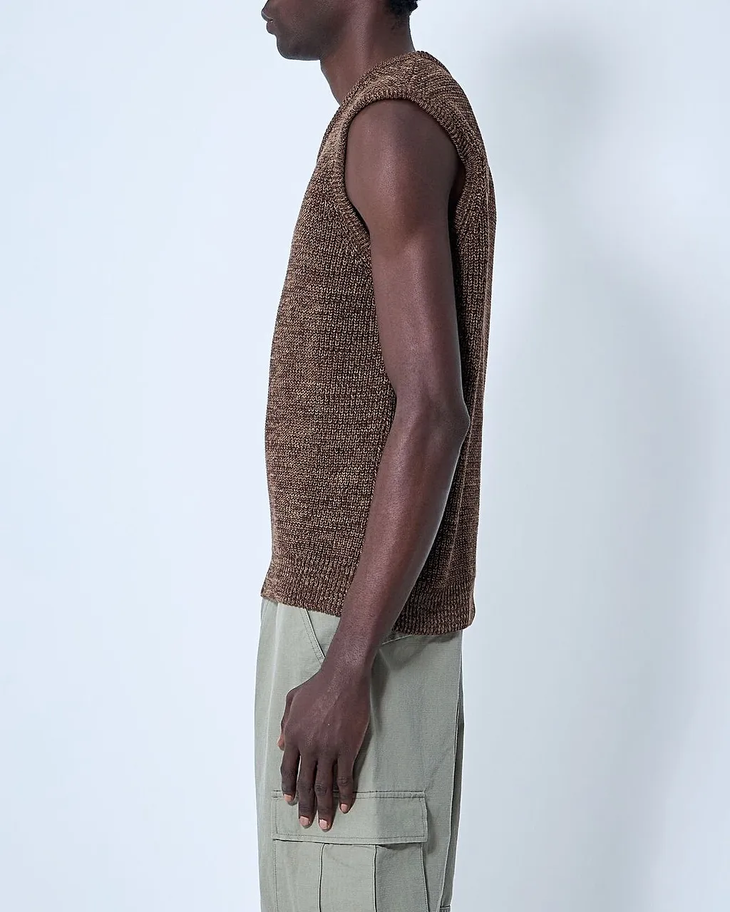 Noah Twisted Yarn Knit Vest