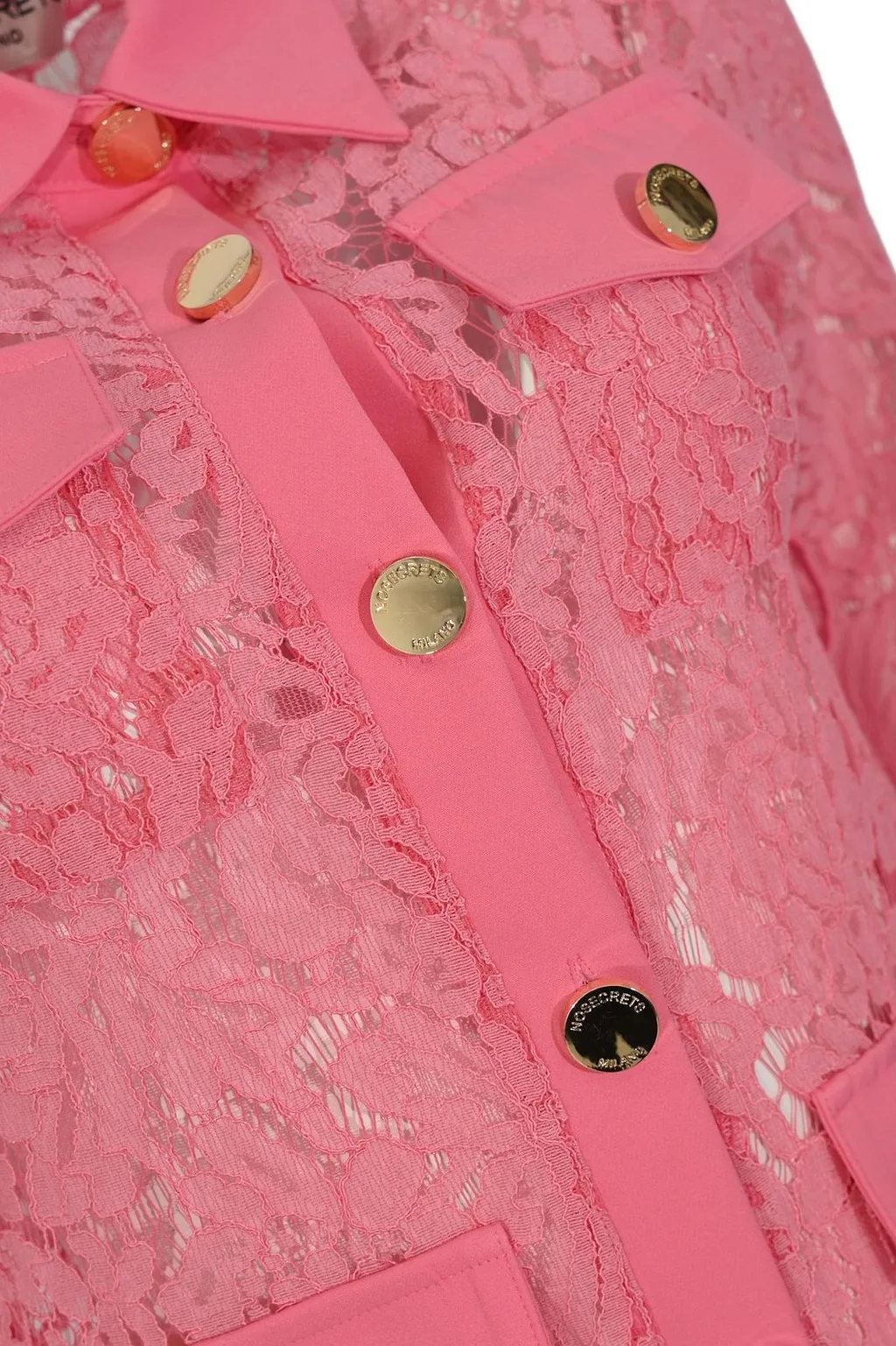 No Secrets Lace Button-Front Jacket