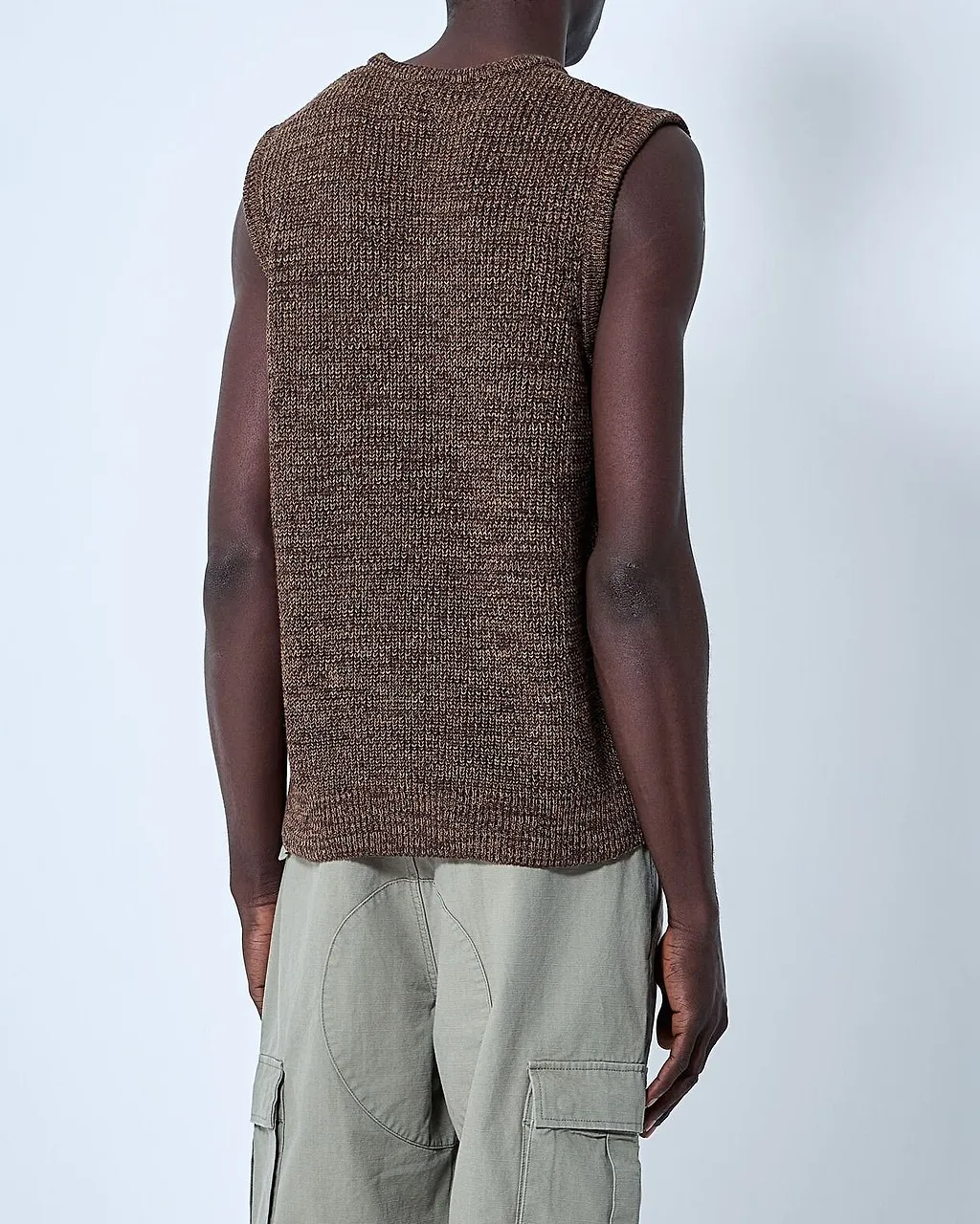 Noah Twisted Yarn Knit Vest
