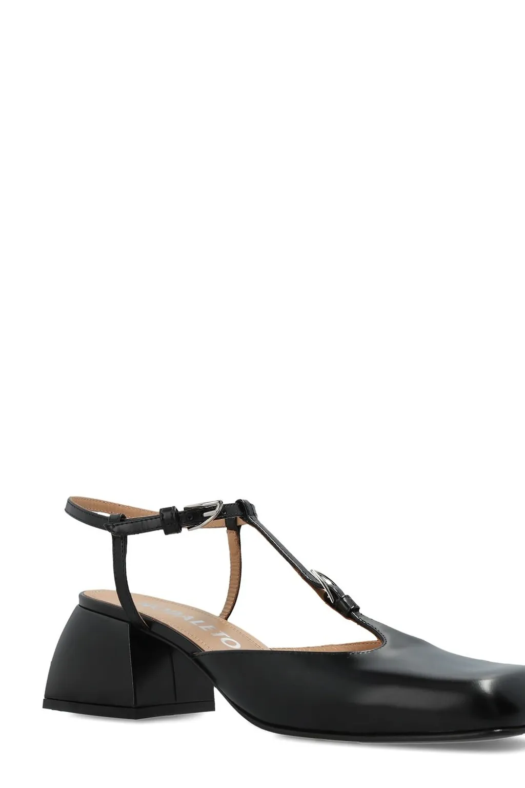 Nodaleto T-Strap Block-Heel Pumps