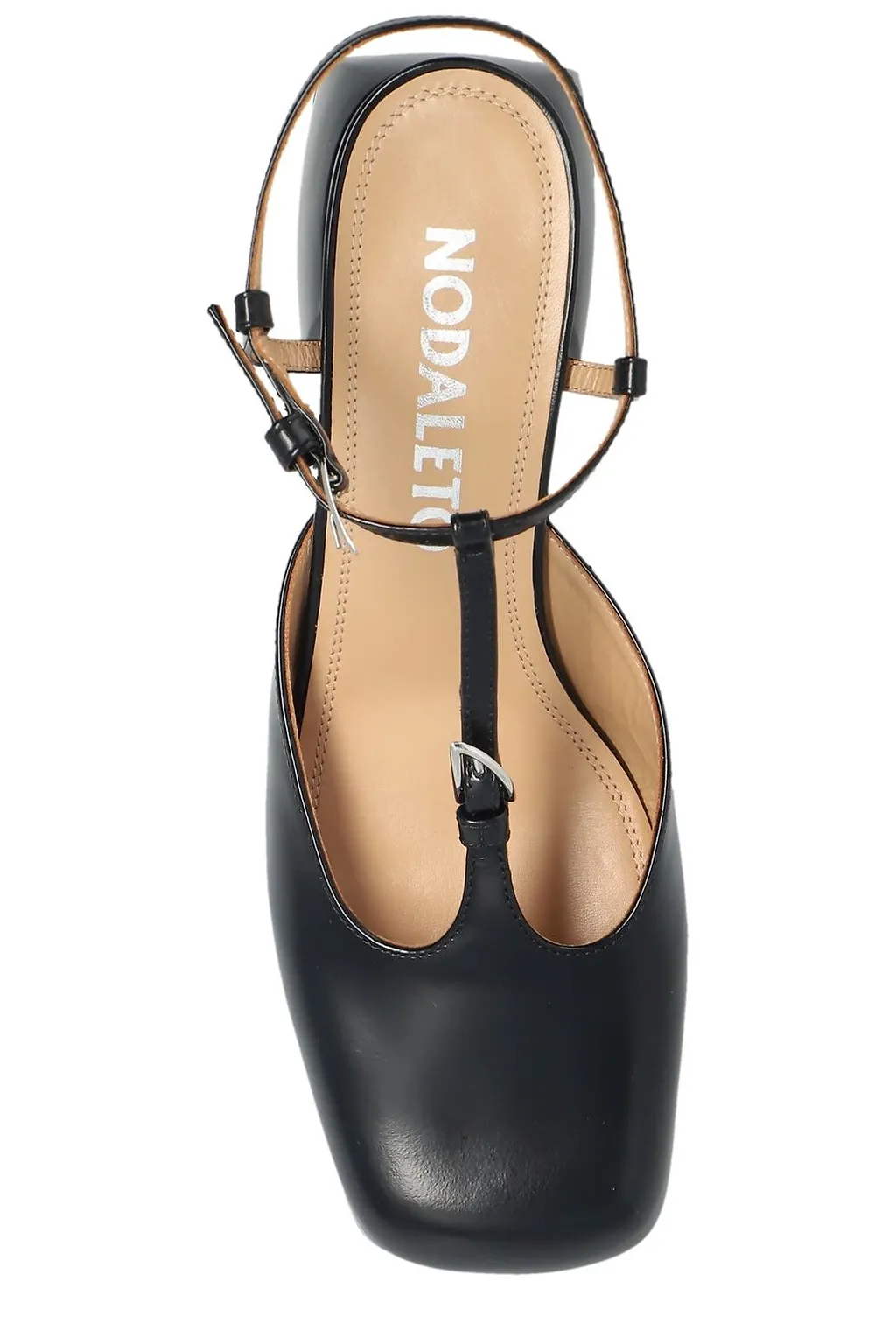 Nodaleto T-Strap Block-Heel Pumps