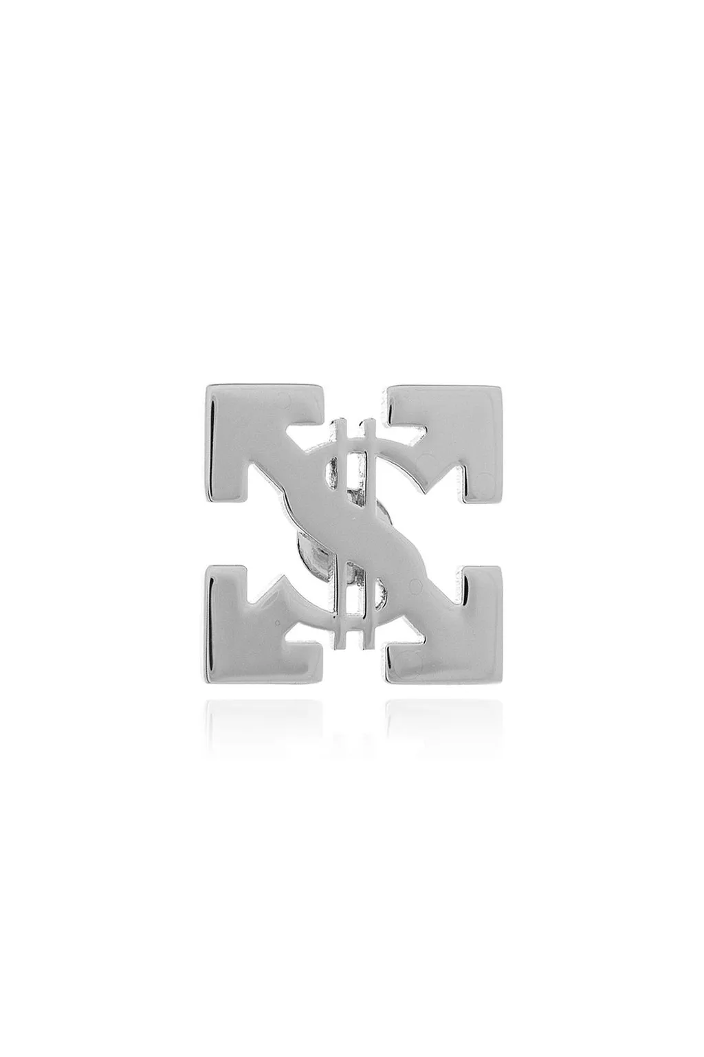 Arrows Logo Engraved Single Earring