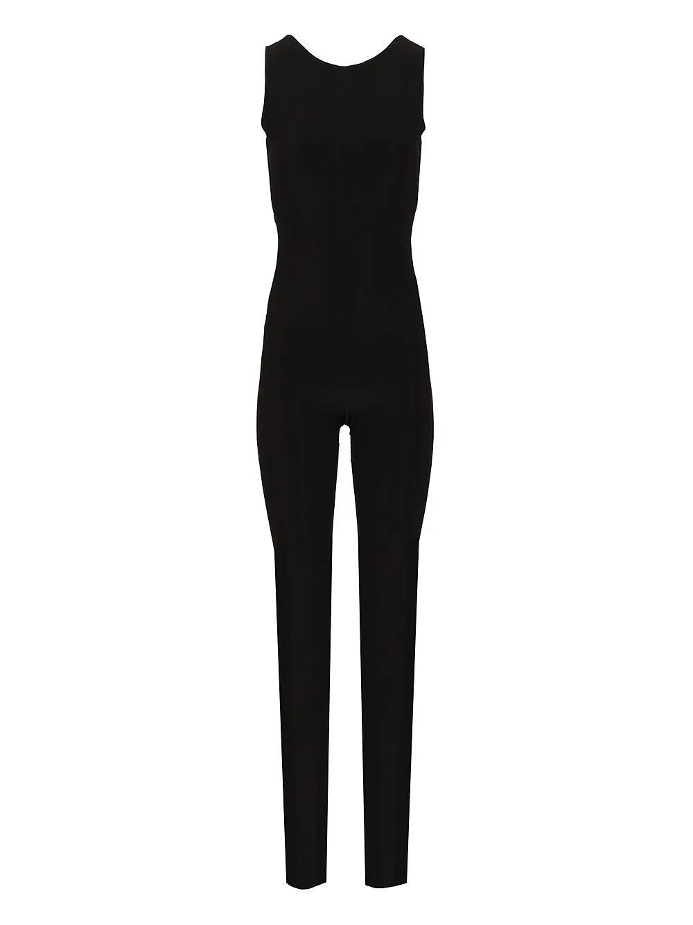 Norma Kamali Sleeveless Cut-Out Catsuit