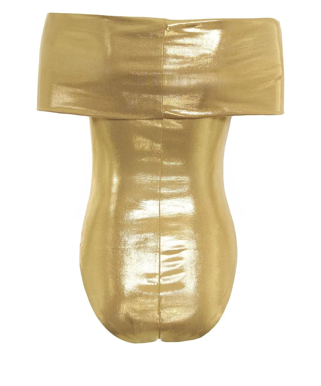 Norma Kamali Sleeveless Cowl Neck Bodysuit