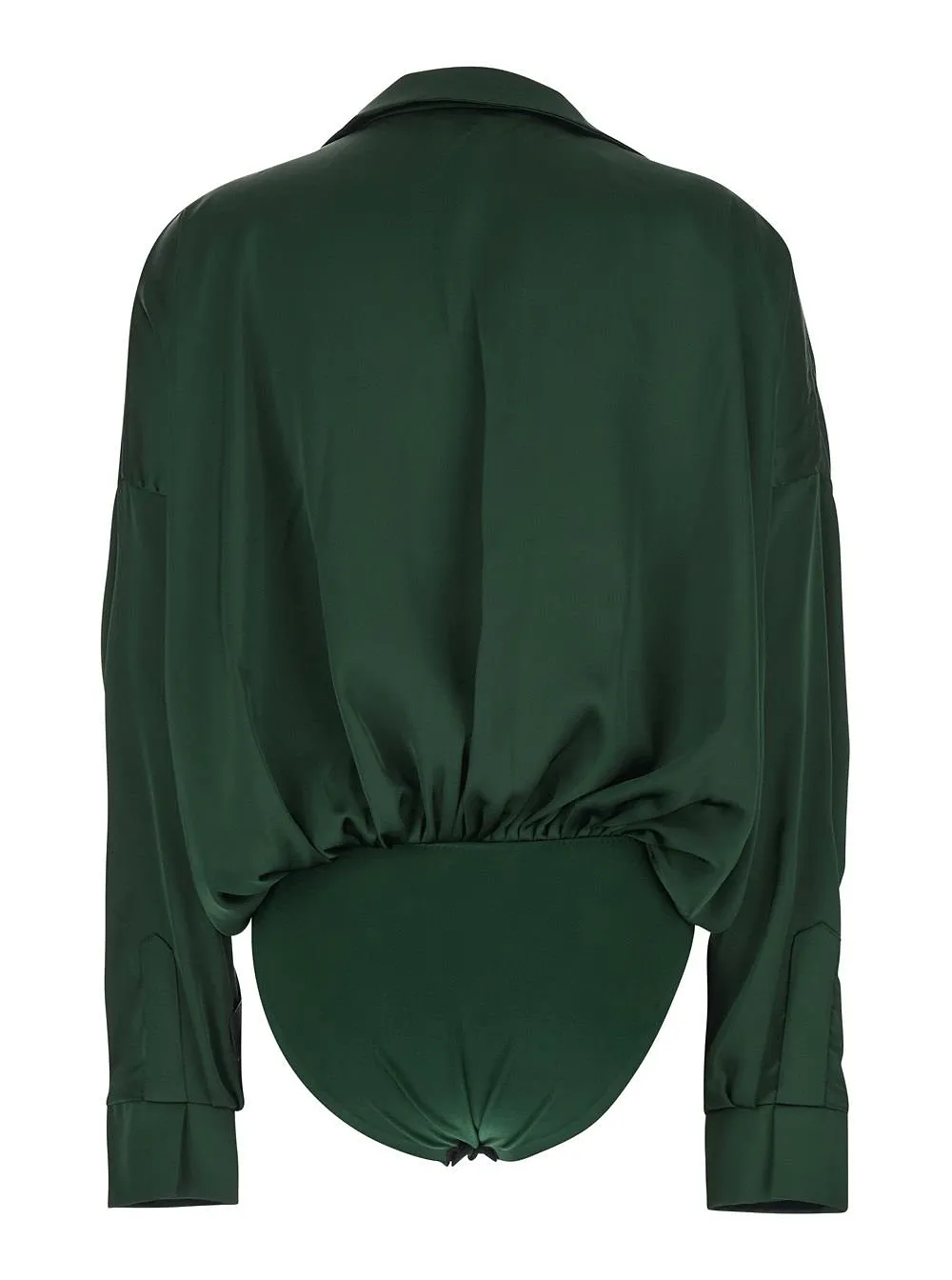 Norma Kamali Spread Collar Bodysuit