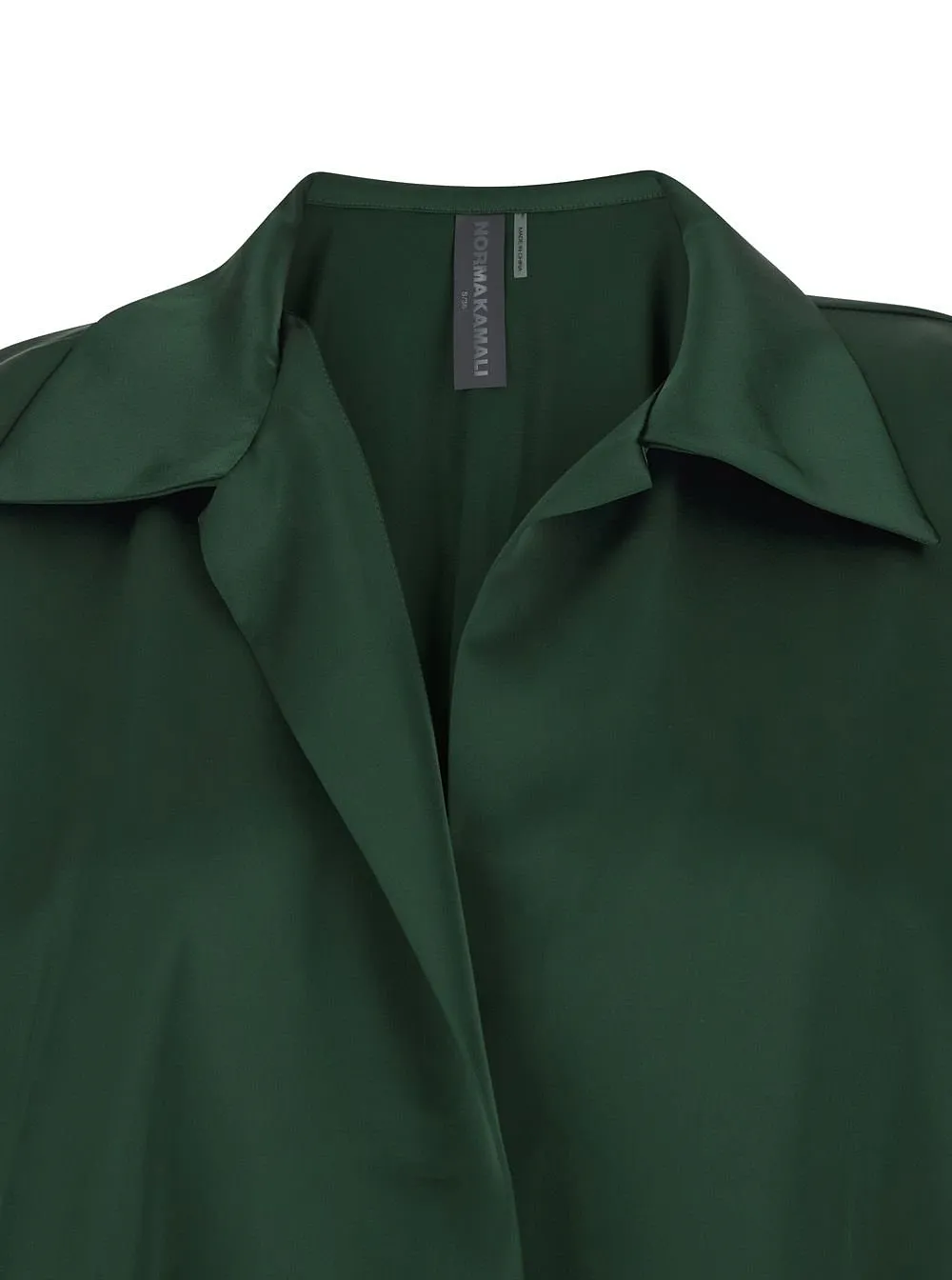 Norma Kamali Spread Collar Bodysuit