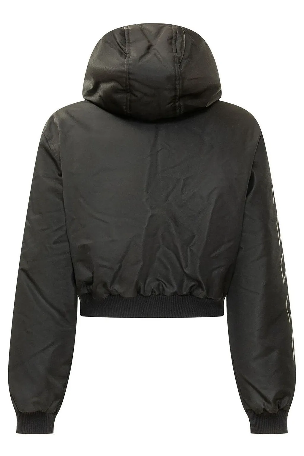 Off-White Kids Cropped Hooded Bomber Jacket